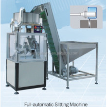 Full-Automatic High Speed Plastic Cap Slitting Machine for Cutting Caps